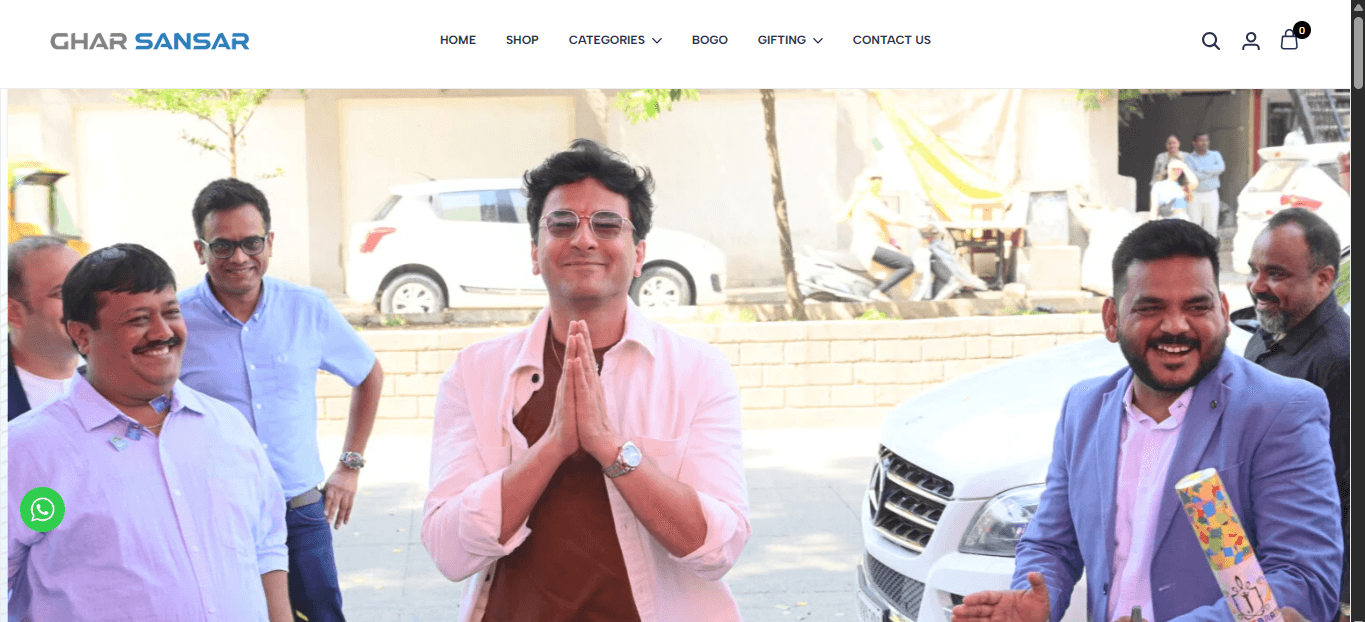 Gharsansar — Ecommerce developed by Metvanta